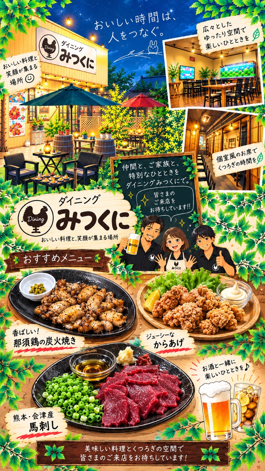 鶏のDiningマーク